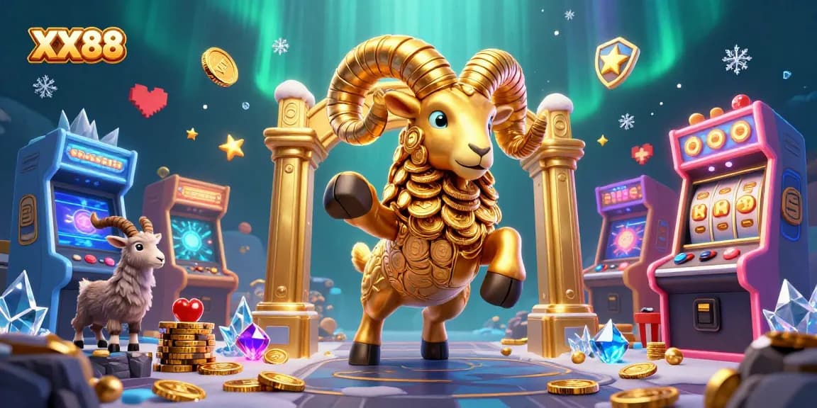 Experience thrilling gaming with XX88's vibrant 3D illustration showcasing exciting casino elements.