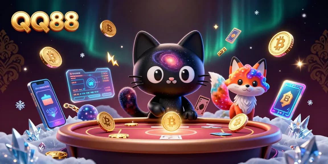 Engage in thrilling QQ88 casino action with a cosmic atmosphere and unique characters.
