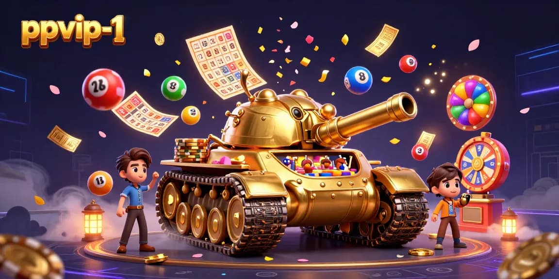 Experience vibrant gaming flair at ppvip-1 with a spectacular miniature casino and dynamic lottery elements.