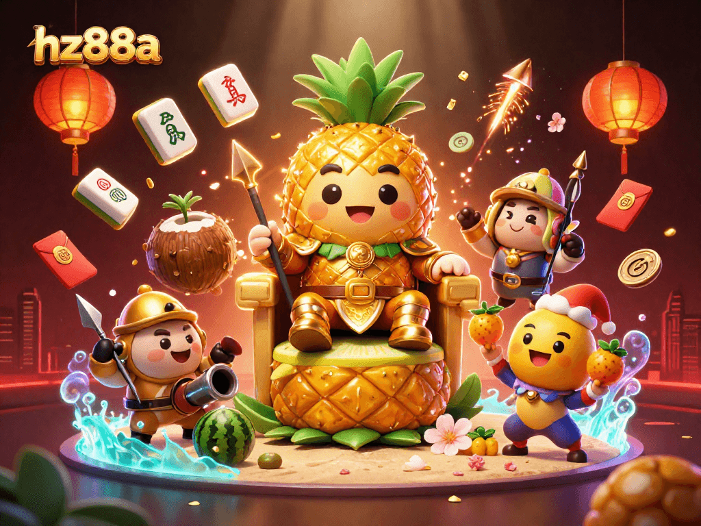 Experience thrilling gaming with the hz88a's dynamic casino scene and vibrant characters.