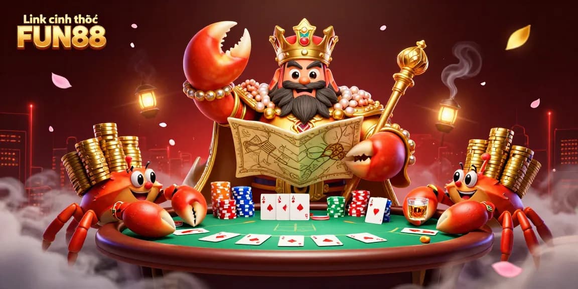 Play exciting games at Link chính thức FUN88 with vibrant characters and rich casino elements.