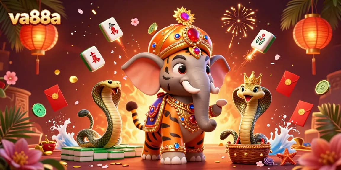 Experience the excitement of gaming at va88a with vibrant 3D casino elements and stunning characters.