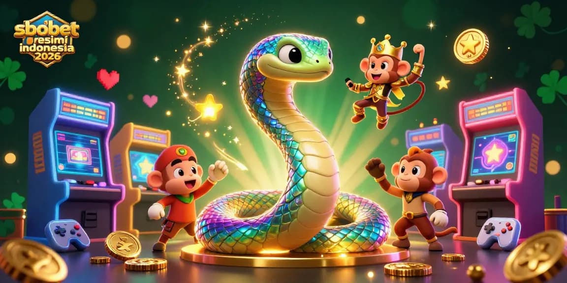 Engage with sbobet resmi indonesia 2026 through this vibrant 3D illustration showcasing dynamic gaming elements and enchanting characters.