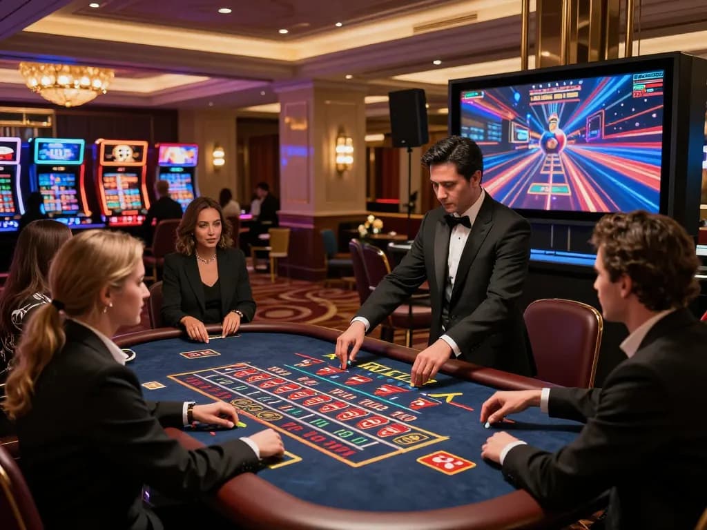 Players immerse in thrilling gameplay at PH22.net.ph live casino, showcasing advanced VR technology and real-time dealers.