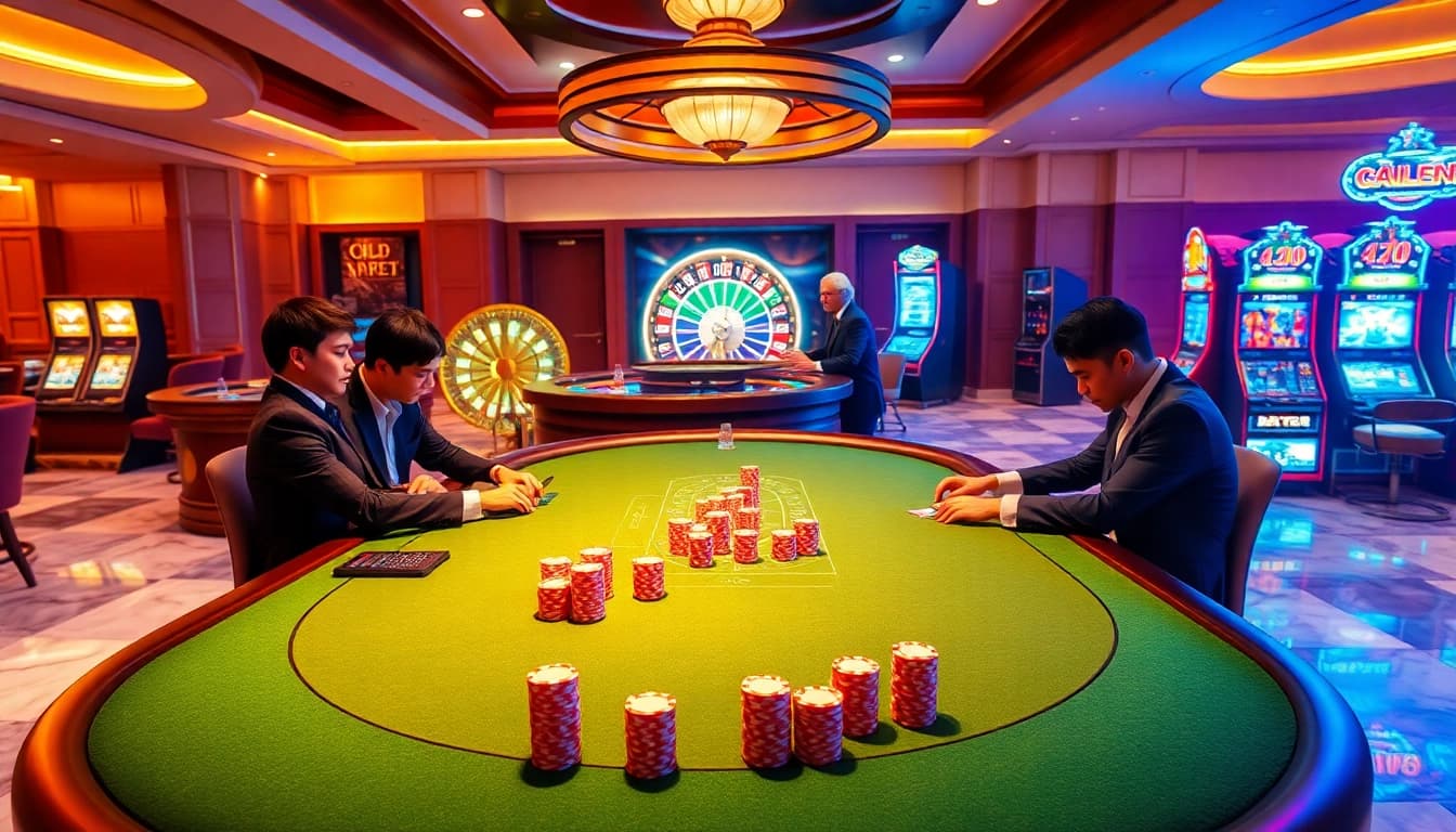 Experience the thrill of high-stakes poker at MM88 it with luxurious casino elements.