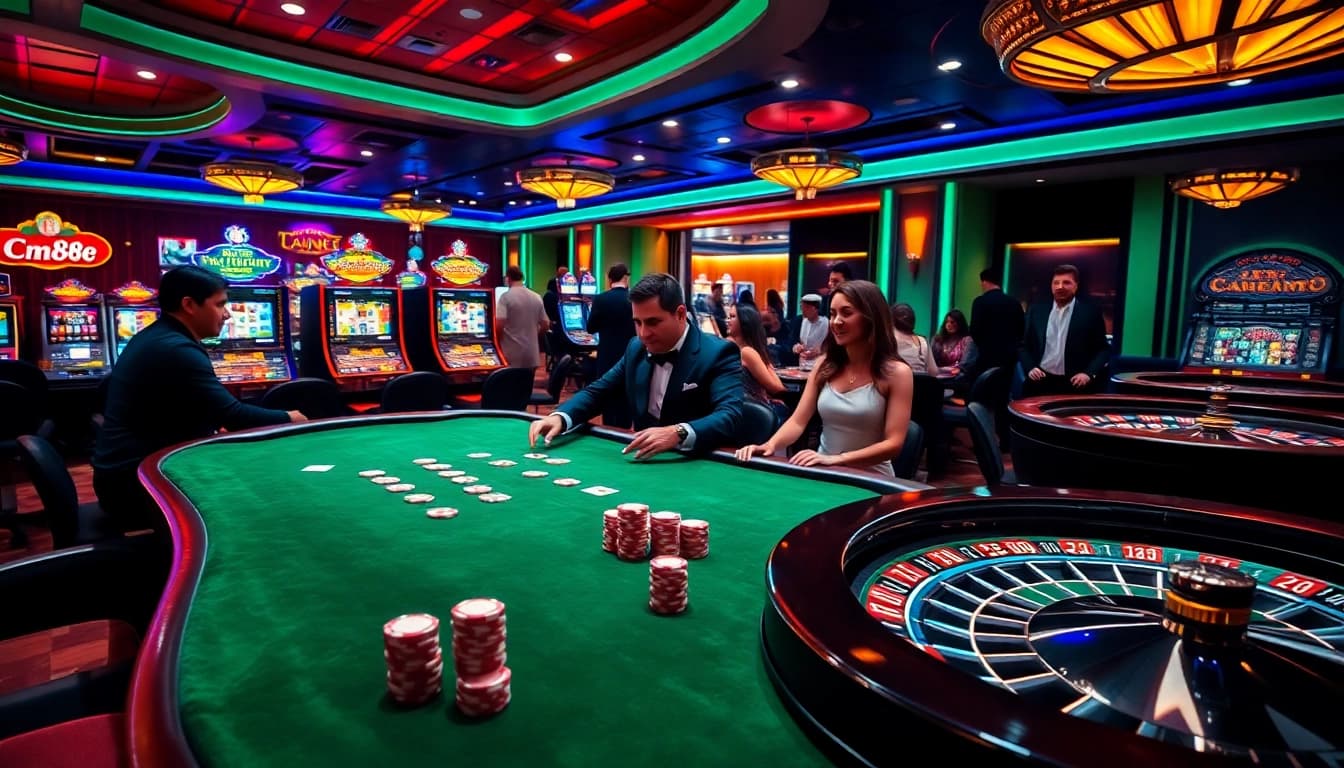 Experience the thrill at cm88 com with vibrant casino gaming action.