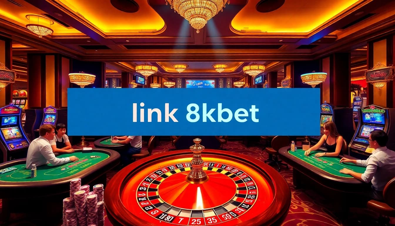 Experience the thrill of gambling at 8kbet as players engage with casino games and betting activities.