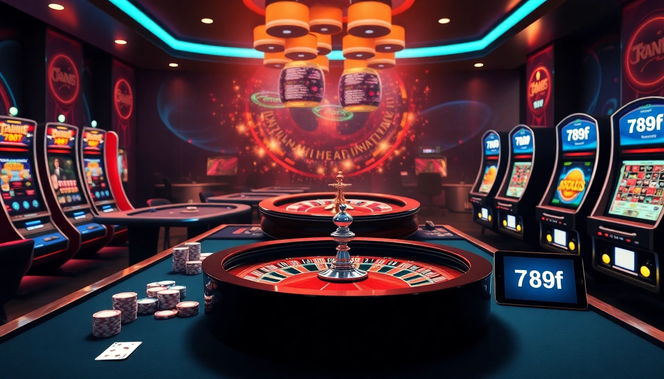 Experience thrilling games at 789f link with captivating tables, vibrant chips, and spinning roulette.