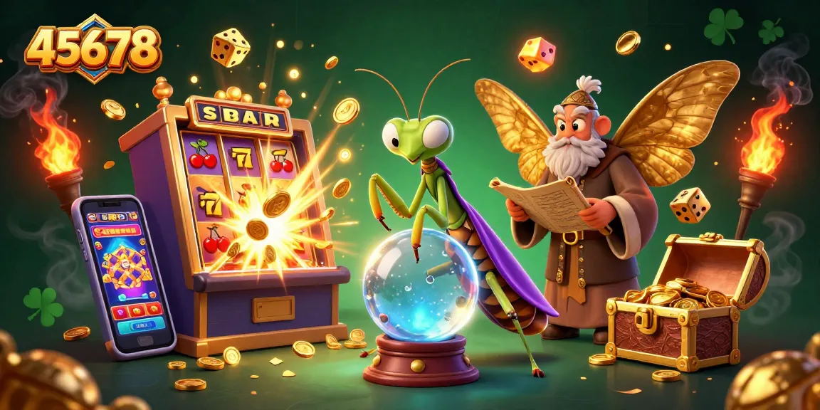 Experience the thrilling world of gambling with 45678 as a mystical fortune teller reveals secrets in a colorful casino.