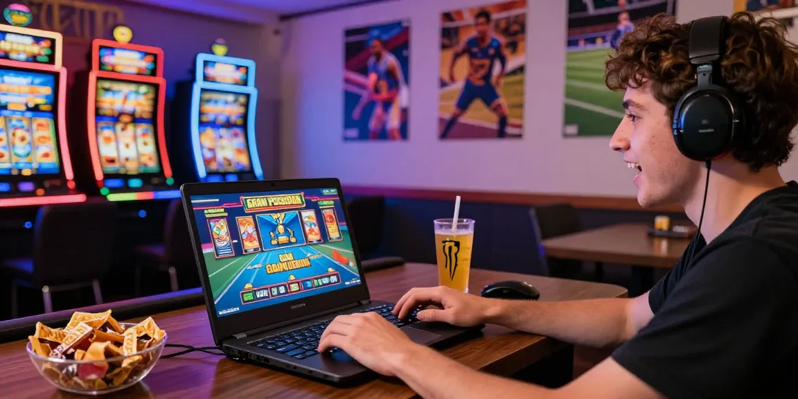 Player enjoying granposeidon en linea while engaging with colorful gaming graphics