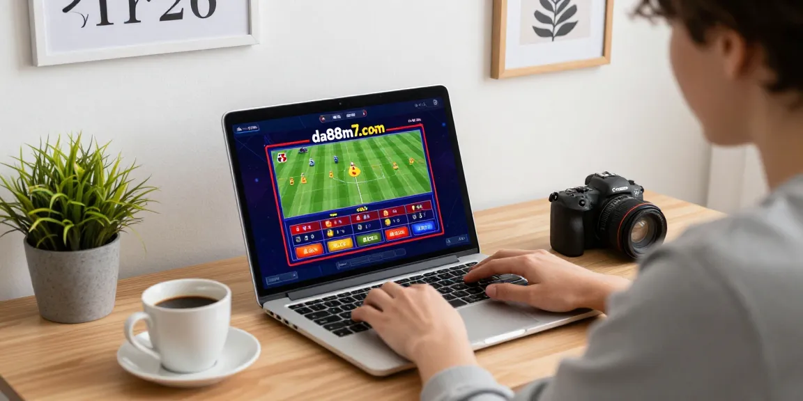 Engaging lifestyle scene depicting a user placing bets on da88m7.com, showcasing modern online gambling atmosphere.