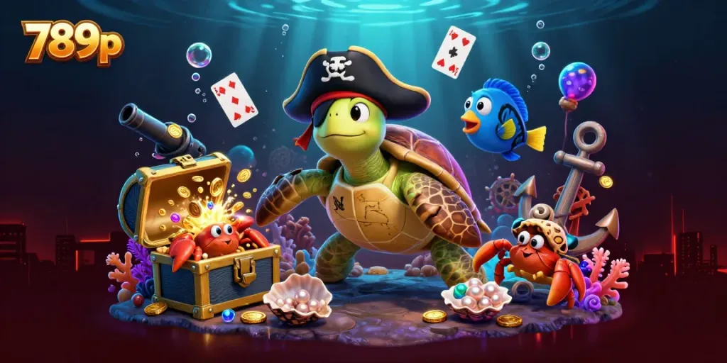 Engage in thrilling gameplay with stunning visuals at 789p featuring underwater treasures and vibrant sea creatures.