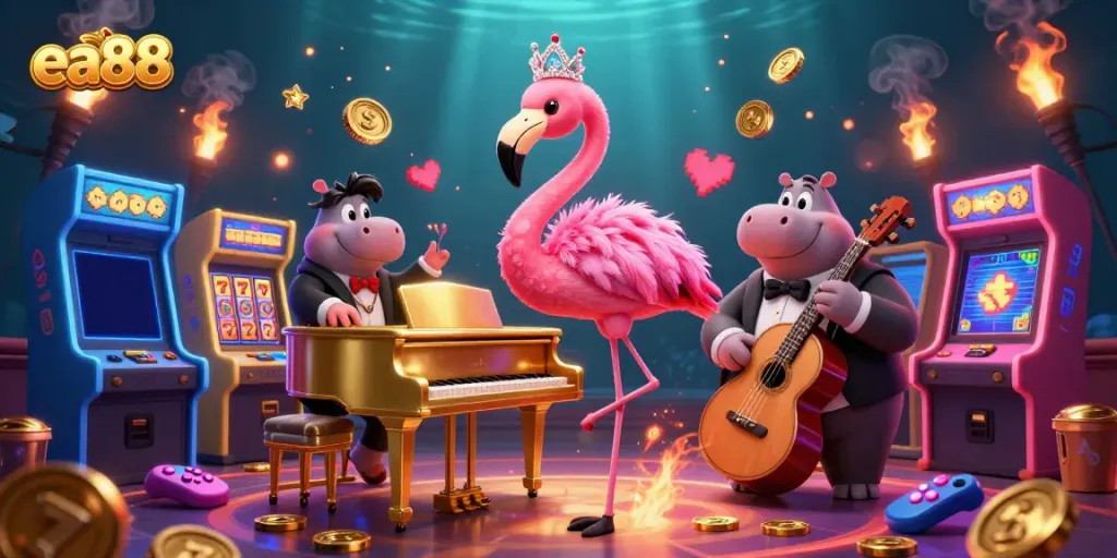 Engage with thrilling slots and vibrant games at ea88's lively casino scene.