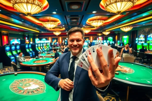 Experience thrilling wins at https://rr8888.in.net/ with vibrant casino games and players celebrating.