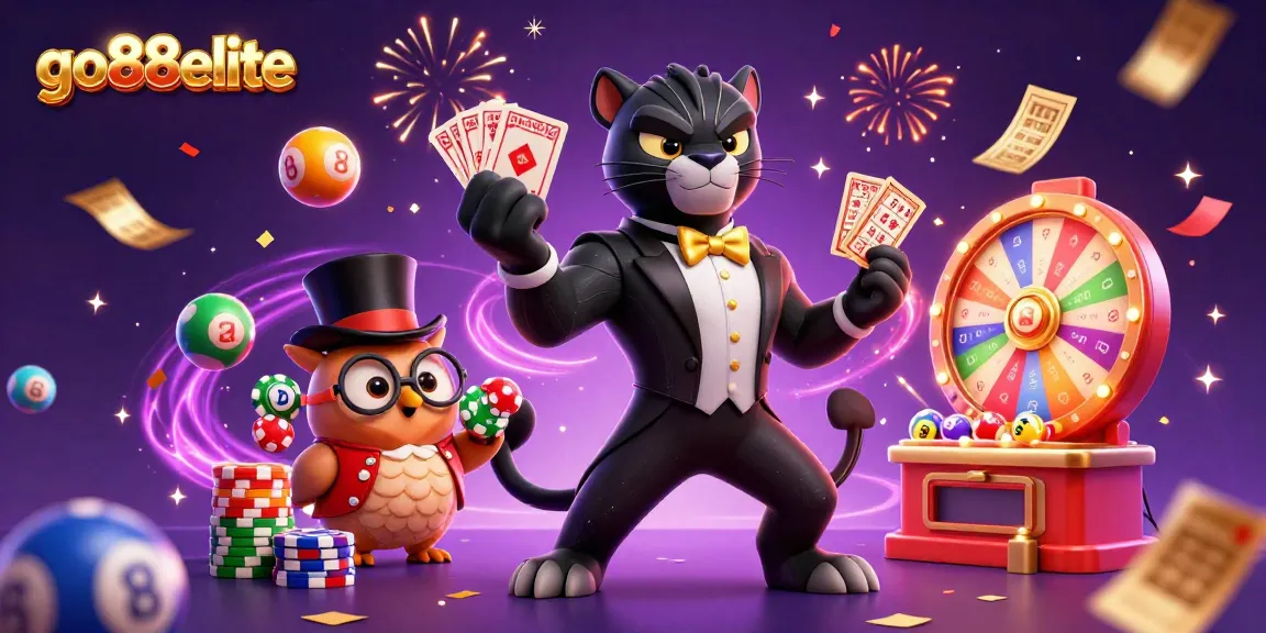 Engage in winning strategies with go88elite amidst colorful casino celebrations.