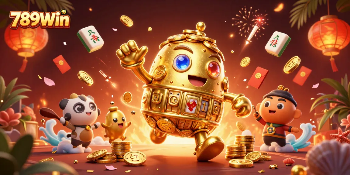 Experience thrilling slots with 789Win's captivating gold golem and dynamic game elements.